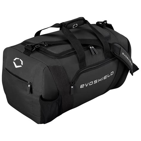 Large Shield Duffle Bag in Black 